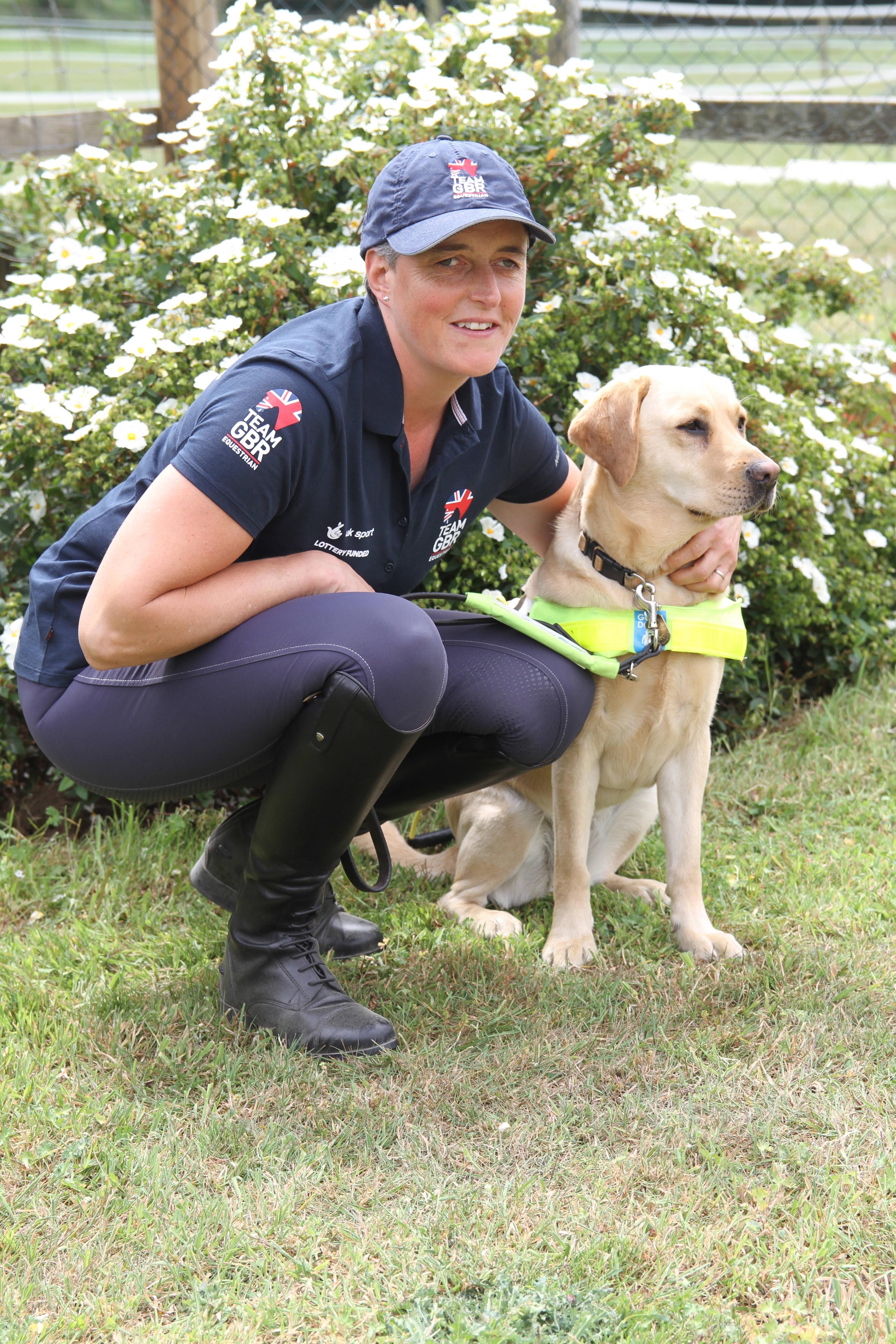 Image - Nicky with Sparky her Guide Dog